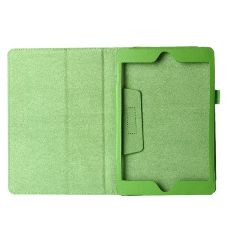 Чохол Lichee Pattern Book Style на iPad Mini 5 (2019) / Mini 4 - зелений