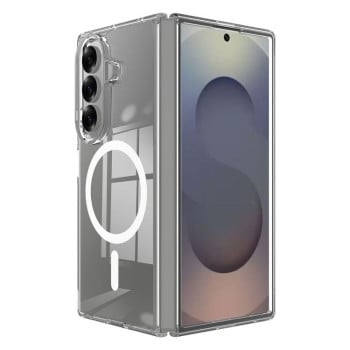 Прозрачный чехол с MagSafe гибрид, устойчивый к царапинам на Samsung Galaxy Fold 7