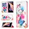 Чехол-книжка Colored Drawing Pattern Invisible для Xiaomi Redmi Note 11 Pro 5G (China)/11 Pro+ - Two Butterflies