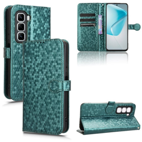 Чохол-книжка Honeycomb Dot для Infinix Hot 50 Pro+ 4G - зелений