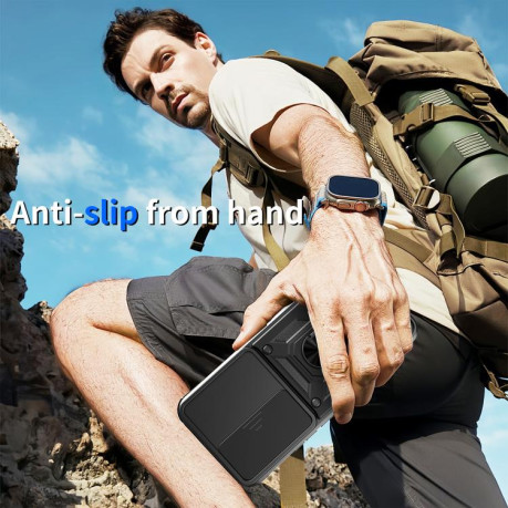 Чохол із шторкою на камеру Sliding Camshield та підставкою для Infinix Hot 60 Pro 4G — червоний