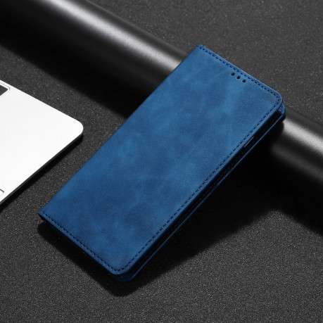 Чехол-книжка Retro Skin Feel Business Magnetic на OnePlus Ace 2/11R - синий