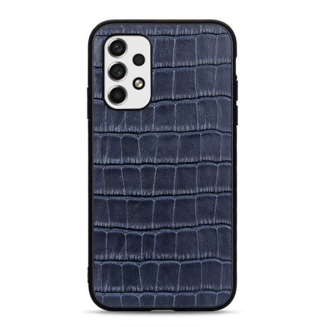 Противоударный чехол Crocodile Texture для Samsung Galaxy A53 5G - синий