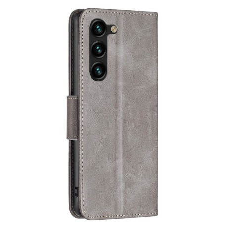 Чохол-книжка Retro Lambskin Texture для Samsung Galaxy S24+ 5G - сірий