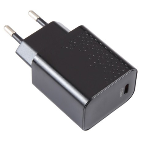 Быстрый Сетевой Адаптер LZ-105PD 25W USB-C/Type-C Ports Dot Pattern Travel Charger-белый - черный