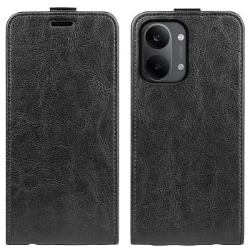 Фліп-чохол R64 Texture Single на Xiaomi Redmi Turbo 5 Max / Poco X8 Pro Max — чорний