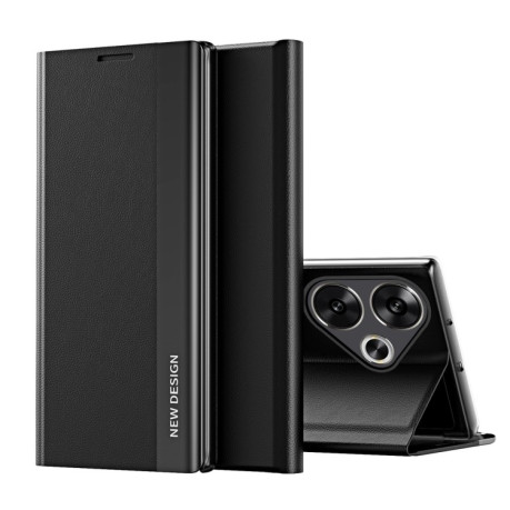 Чохол-книжка Electroplated Ultra-Thin для Xiaomi Poco F6 - чорний