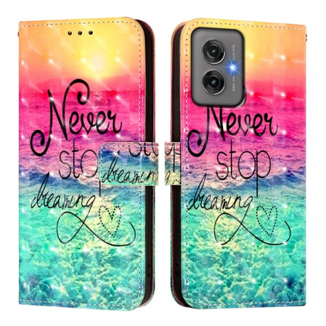 Чехол-книжка 3D Painting для Motorola Moto G55 - Dreams