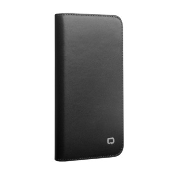 Кожаный чехол QIALINO Wallet Case для iPhone 12 / 12 Pro - Black