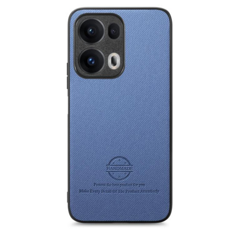 Чохол Twill Fabric Leather Skin Back для OPPO Reno13 Global - синій
