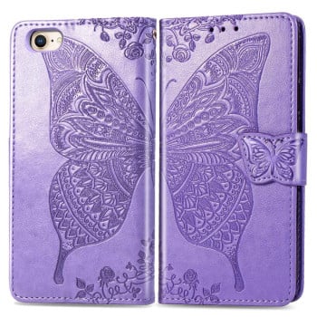 Чохол-книжка Butterfly Love Flower Embossed для iPhone 17e/16e - Lavender
