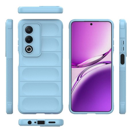 Силіконовий чохол Magic Flannel для OPPO A80 5G/A3 Pro - блакитний