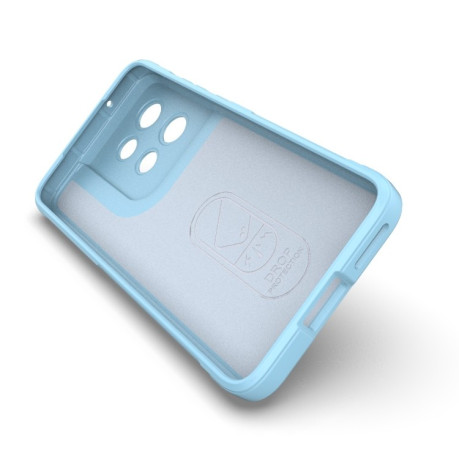 Силіконовий чохол Magic Flannel для Motorola Edge 50 Neo - сірий
