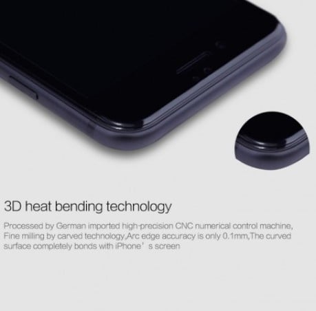 Защитное стекло Nillkin (CP+ max 3D) для Apple iPhone 7 / 8 / SE 3/2 2022/2020 - черный