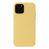 Силиконовый чехол Solid Color Liquid на iPhone 13 Pro - желтый