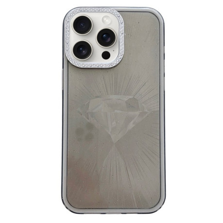 Чехол Diamond Texture для iPhone 16 Pro Max - черный