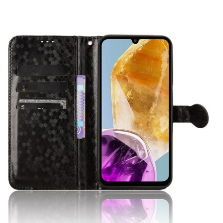 Чехол-книжка Honeycomb Dot для Samsung Galaxy F15 5G / M15 5G - черный