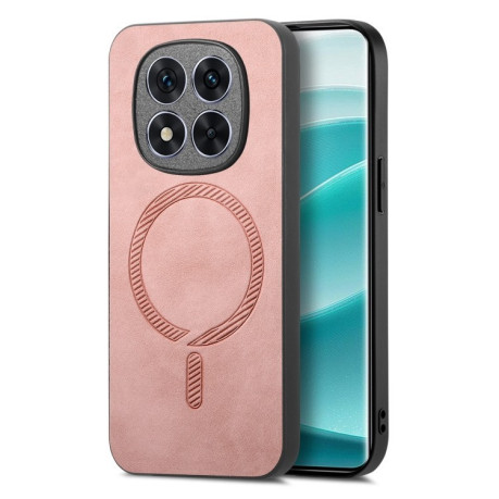 Чохол Solid Color Retro Magsafe для Xiaomi для Xiaomi Redmi Note 14 Pro+ 5G - рожевий