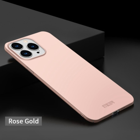 Ультратонкий чехол MOFI Frosted PC на iPhone 15 Plus - розовое золото