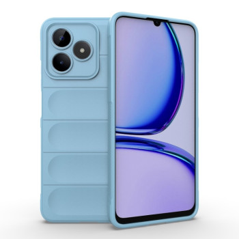 Силиконовый чехол Magic Flannel для Realme C53/C51 - голубой