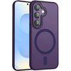 Матовый чехол Xdcase с защитой камеры на Samsung Galaxy S26+ 5G — фиолетовый