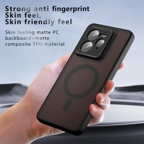 Противоударный чехол Armor MagSafe Precise Hole PC Hybrid TPU для Realme GT 7 Pro 5G - черный