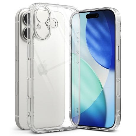 Оригінальний прозорий чохол Ringke Fusion на iPhone 17 - Clear