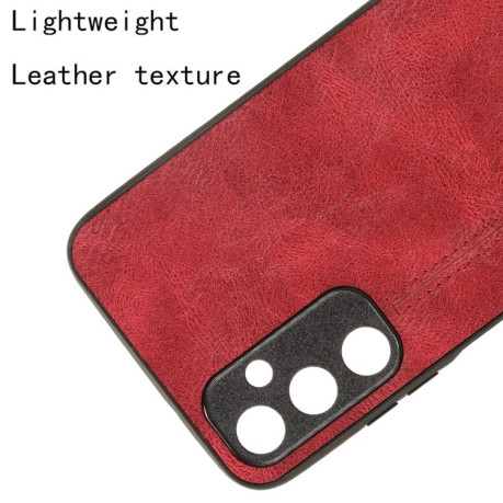 Ударозащитный чехол Sewing Cow Pattern для Samsung Galaxy A05s 4G - красный