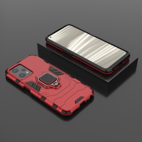 Протиударний чохол HMC Magnetic Ring Holder для Realme 9 Pro/OnePlus Nord CE 2 Lite 5G - червоний