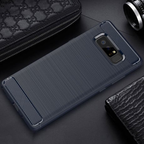 Протиударний чохол на Samsung Galaxy Note 8 Carbon Fiber TPU Brushed Texture