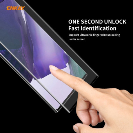 3D Защитная пленка ENKAY Hat-Prince PET Curved Heat Bending HD для Samsung Galaxy Note 20 Ultra - черная