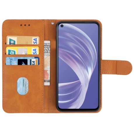 Чехол-книжка EsCase для Samsung Galaxy A73 - коричневый