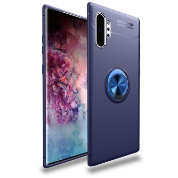 Противоударный чехол Lenuo на Samsung Galaxy  Note 10+Plus - синий