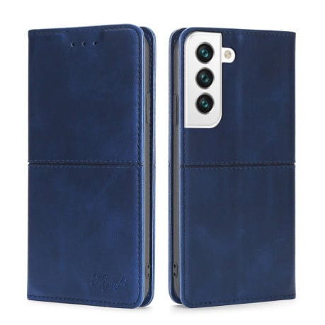 Чохол-книжка Cow Texture Magnetic для Samsung Galaxy S23 5G - синій