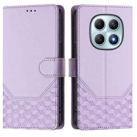 Чехол-книжка Embossing Stripe RFID на Xiaomi Redmi Note 15 4G / 5G /Poco M8 15 5G / 4G 164mm / Poco M8 5G — светло-фиолетовый