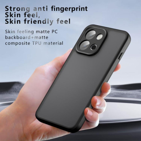 Противоударный чехол Armor Precise Hole PC Hybrid TPU для OnePlus 13T - черный