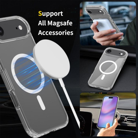 Противоударный чехол Scratchproof PC Hybrid TPU Magsafe для iPhone Air - прозрачный