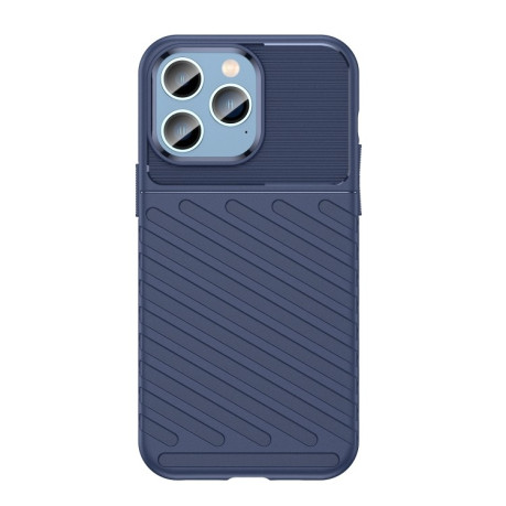Противоударный чехол Thunderbolt на iPhone 14 Plus - синий