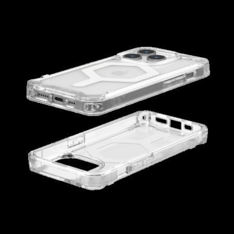 UAG Plyo MagSafe Case for Apple iPhone 15 Pro Max in Ice and White
