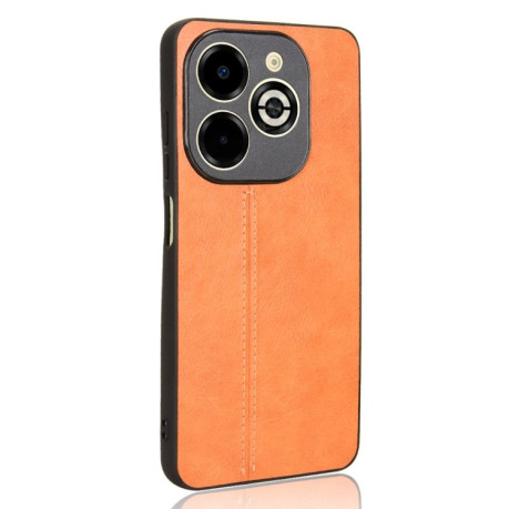 Ударозащитный чехол Sewing Cow Pattern для Infinix Smart 8 Plus / Smart 8 Pro - оранжевый