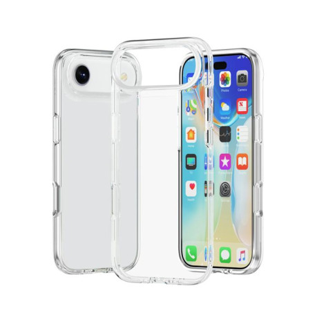 Противоударный чехол Terminator Style Glitter для iPhone 17 - прозрачный