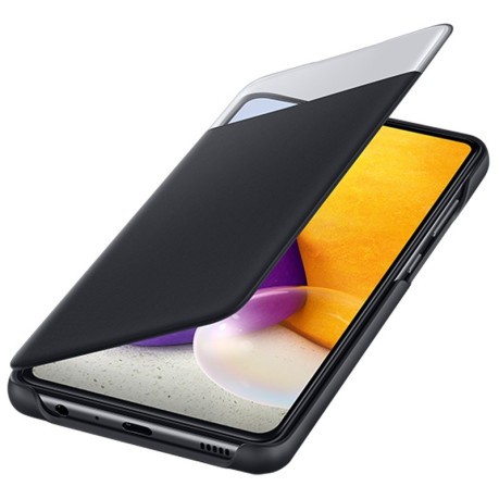 Оригінальний чохол-книжка Samsung S View Wallet Samsung Galaxy A72 - чорний