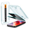 Комплект защитного стекла Spigen Glas.tR EZ Fit Privacy Tempered Glass for iPhone 16 Pro / 17 / 17 Pro - 2 pcs. - Black
