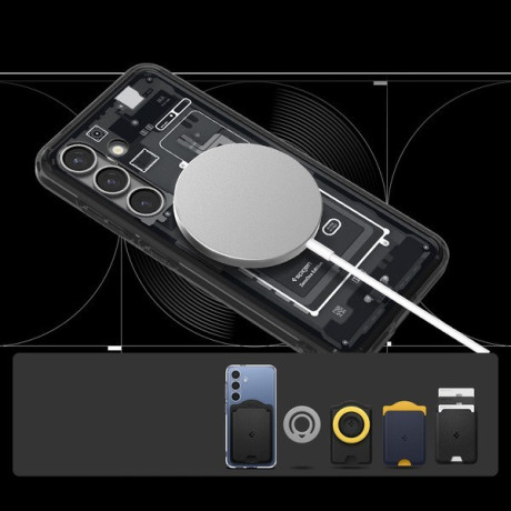 Оригинальный чехол Spigen Ultra Hybrid  Zero One Mag Case для Samsung Galaxy S25  - Black