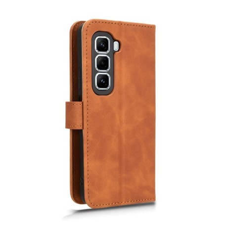 Чохол-книжка Skin Feel Magnetic для Infinix Hot 50 Pro+ - коричневий