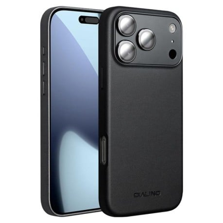 Чехол QIALINO Technology Leather MagSafe на iPhone 17 Pro - черный