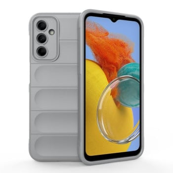 Силиконовый чехол Magic Flannel для Samsung Galaxy M14 5G - серый