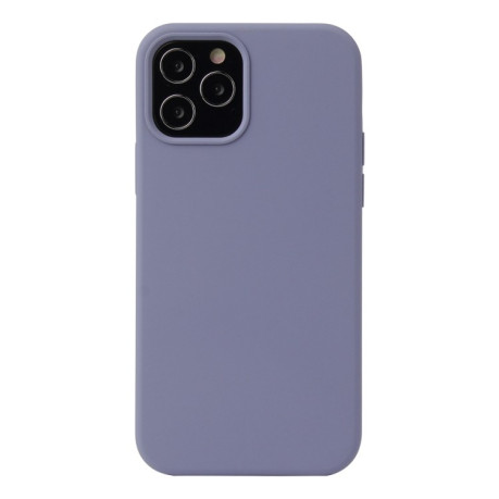 Силиконовый чехол Solid Color Liquid на iPhone 13 mini - серый