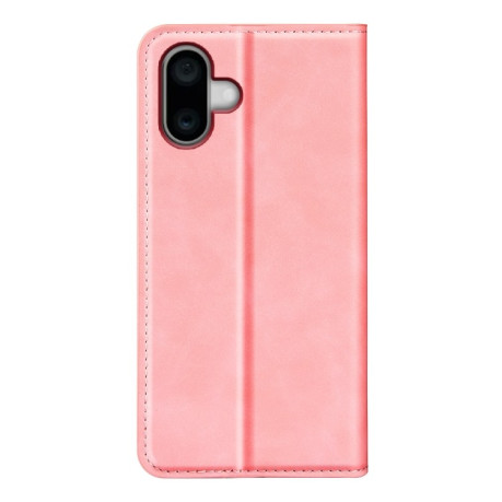 Чохол-книжка Retro Skin Feel Business Magnetic на iPhone 16 – рожевий