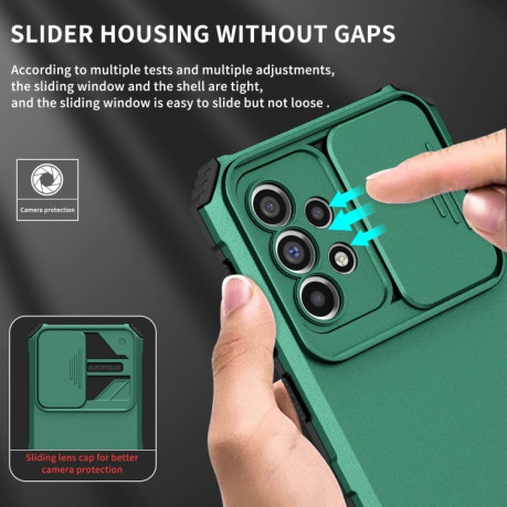 Протиударний чохол Stereoscopic Holder для Samsung Galaxy A33 5G - зелений